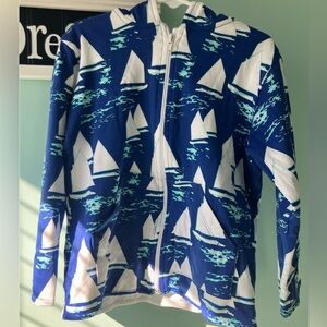 Nantucket Kids Boys Sailboat Hoodie Size 4T